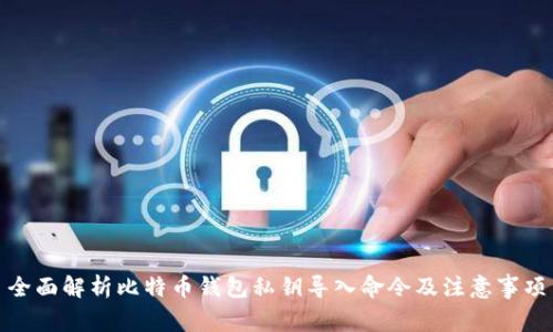全面解析比特币钱包私钥导入命令及注意事项