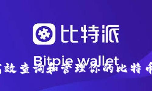 如何高效查询和管理你的比特币钱包？